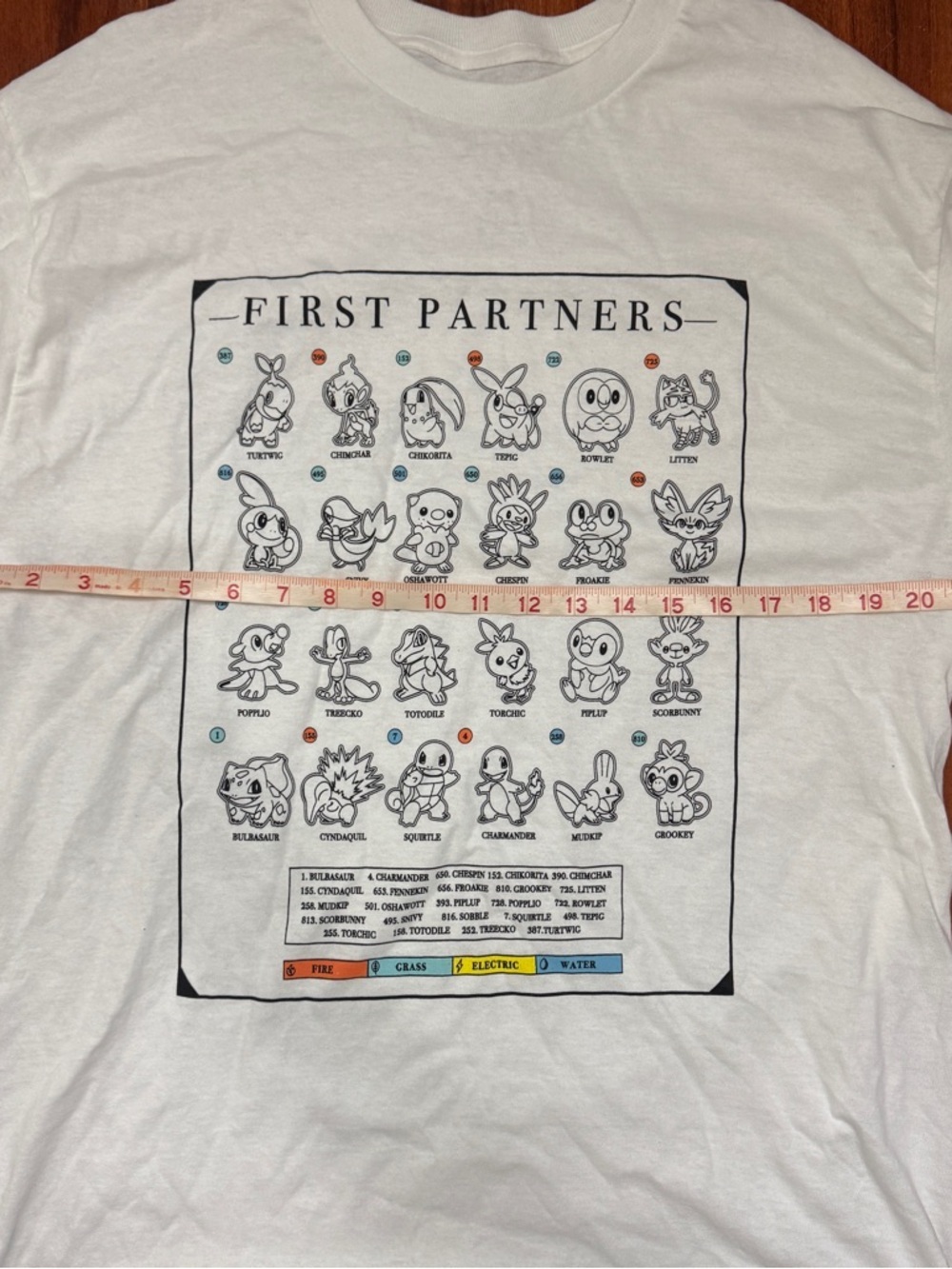 Pokemon Starter Pokemon Shirt Size Large - Picture 5 of 7